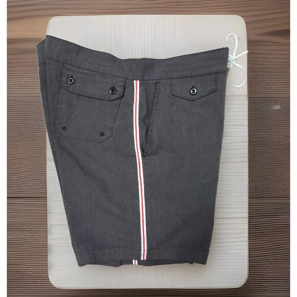M. Nii Makaha Board Shorts Trunks Lined Gray Size 31 - Picture 2 of 6